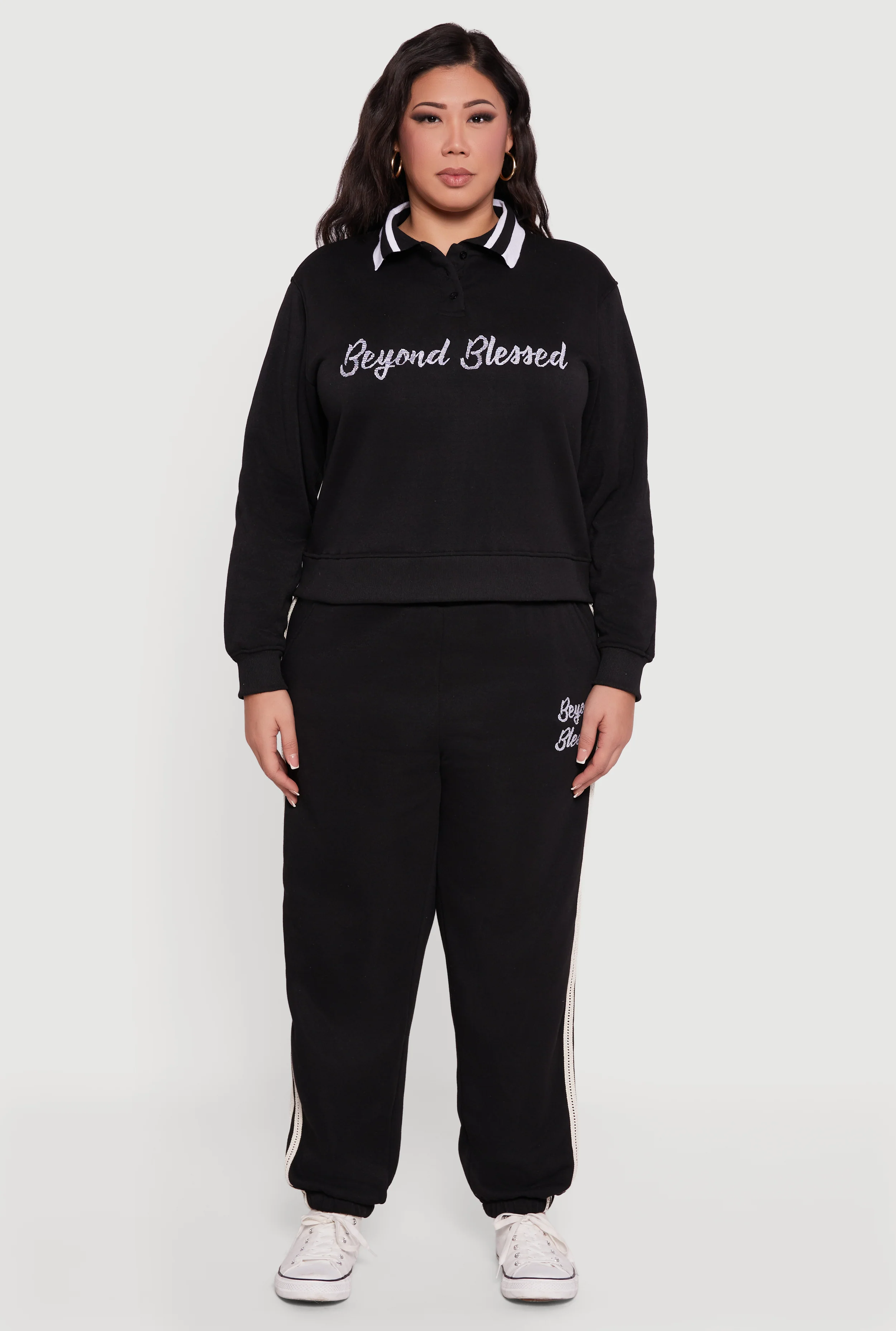 Plus Size Graphic Sweatpants